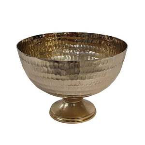 Grand bol en laiton fabriqué à la main pour servir des bonbons fruits ou comme beau cadeau indien vintage pendant Diwali ou les mariages - Product Image 6