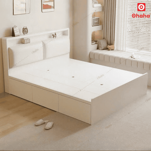 Lit en bois industriel rembourré Ohaha - GC058 - Product Image 3