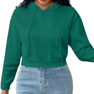 Color sólido secado rápido nuevo diseño de moda Casual Streetwear gota hombro figuras transpirable ecológico sudaderas de punto - Product Image 1