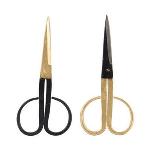 Tijera trenzada forjada a mano, cobre antiguo, tijera hecha a mano de metal, tijeras de hilo medieval/tijera transparente - Product Image 4