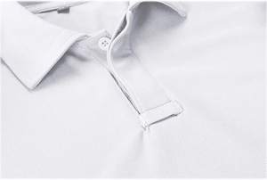 Nouvelle mode été nouvelle glace coton à manches courtes hommes T-shirt couleur unie glace soie hommes polos - Product Image 5