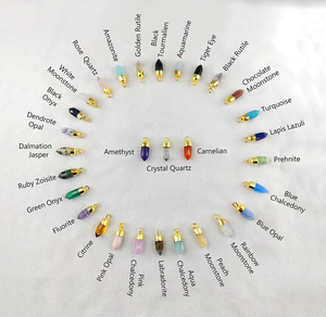 Cornalina 13x5m Spike Charms Cobre galvanizado Fabricación de joyas hechas a mano Suministros DIY Bulk Charms - Product Image 6