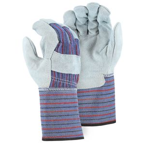 High Quality Rigger Safety <b>Gloves</b> Long Cuff Cowhide Split Leather Industrial Protective Quick Dry Heat Resistant CE Certified - Product Image 1