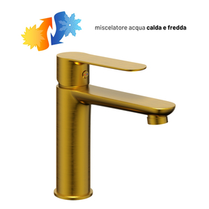Pop Series Brass Basin <b>Mixer</b> <b>Tap</b> with Click-Clack Waste Various Finishes Bronzed Gold Color for <b>Bath</b> & Shower Faucets - Product Image 2