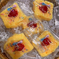 Jouet sensoriel anti-stress Kawaii en forme de biscuits à récupération lente, en TPR, pour enfants