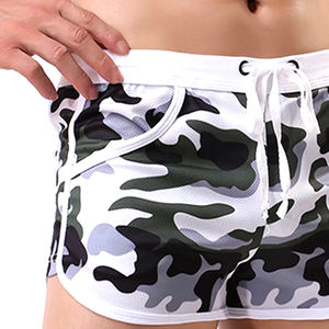 Men Gym Training Wear Zipper Pocket Active Wear Quick Dry Gym Shorts Men's Breathable Sports Shorts Quick Dry Plus Size Shorts - Product Image 6