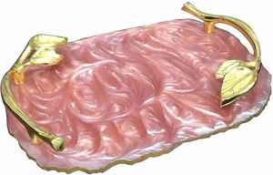 Bandeja de resina con mango acrílico para uso en la cocina o como regalo - Product Image 2