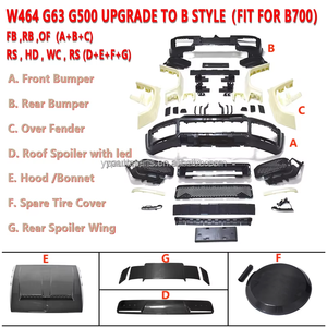 Kit de carrocería estilo <span class=keywords><strong>BA</strong></span> para clase G W463A 2019 + W464 G500 G63 Upgtade a B700 B800 B900 <span class=keywords><strong>KO</strong></span> Style Body Parts - Product Image 5