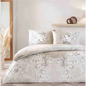 Ensemble de housse de couette Lucinda Mink Double Ranforce Design élégant Taç - Product Image 1