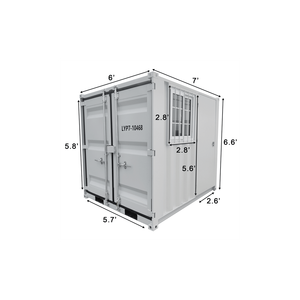 Conteneurs secs de 20 pieds avec portes latérales complètes, capacité de 33,2 m³ pour un accès facile aux équipements larges et aux palettes, en provenance de France - Product Image 2