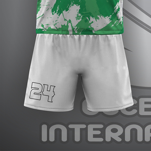 Precios razonables Conjuntos de uniformes de fútbol Traje de entrenamiento de fútbol de moda transpirable Uniforme de camiseta de fútbol unisex 100% Poliéster - Product Image 4