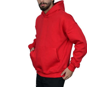 Sweat-shirts à capuche personnalisés pour homme, broderie usée, effet délavé vintage, ensemble de sweat-shirts en coton lourd, lavage à l'acide - Product Image 5