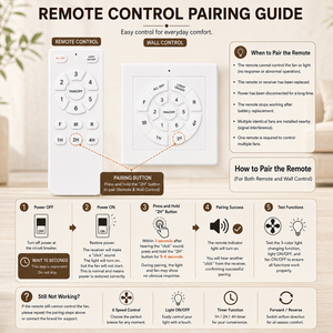 USA In Stock 72 Inch Solid Wood <b>Ceiling</b> Fan with <b>Light</b> Downrod Mount <b>Remote</b> <b>Control</b> Dimmable Reversible DC Motor - Product Image 5