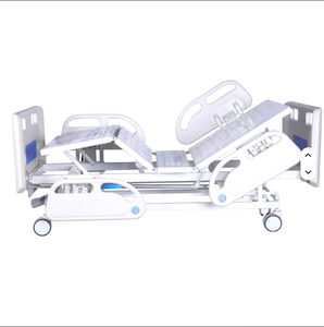 Lit d'hôpital manuel à 2 manivelles et 2 fonctions, certifié CE, pour soins intensifs des patients - Meilleures ventes - Product Image 5