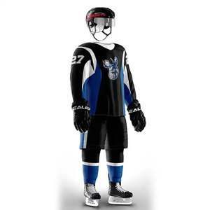 Uniforme de hockey sur glace sur mesure de haute qualité en gros, design personnalisé, tissu respirant sublimé 220g, uniformes d'équipe - Product Image 5