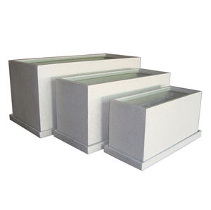 Macetas Duraderas e Impermeables de Fibra de Vidrio de Alta Calidad, Juego de 5 Piezas, Ecológicas, Ligeras, para Uso en Exteriores, Jardín, Todas las Estaciones - Product Image 2