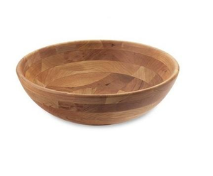 Traditional Design Eco-Friendly Bamboo Wood Salad Serving <b>Bowl</b> Polished Vintage <b>Wooden</b> Home Use Top Manufacturer Saniya - Product Image 4