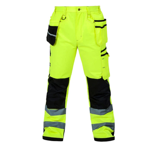 Pantalones de seguridad de alta visibilidad con tiras reflectantes para trabajo al aire libre Pantalones de trabajo de seguridad para hombres - Product Image 2