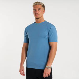 Camisetas de color sólido con logotipo personalizado, camiseta de plan deportivo al por mayor para hombre, camiseta ajustada personalizada para hombre, camiseta de alta calidad Puff - Product Image 1
