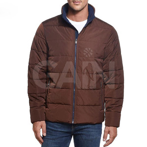 Veste à capuche décontractée unie pour homme 2025, streetwear, nouvelle mode, coupe-vent, veste d'hiver avec logo sur le devant - Product Image 1