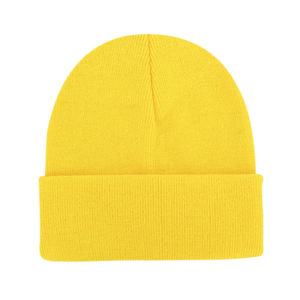 Gorro personalizado teñido liso de invierno de alta calidad 100% algodón gorro de moda gorro cómodo cálido invierno - Product Image 6