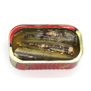 Sardinas Enlatadas en Aceite Vegetal /125g Sardina Enlatada /Sardina Enlatada en Salmuera Marca OEM Fábrica - Product Image 4
