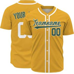 Camiseta de Béisbol Personalizada de Manga Corta, 100% Poliéster, Antibacteriana, Transpirable y Cómoda - Product Image 1