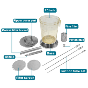 Bote de llenado de grasa de liposucción Precio de fábrica Autoclavable Sistema de lipofilling reutilizable de gran volumen Kit de bote de recolección de grasa - Product Image 3