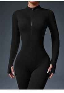 ชุดจั๊มสูทโยคะชิ้นเดียวสำหรับผู้หญิงชุดออกกำลังกายเล่นฟิตเนสโยคะใหม่ - Product Image 4