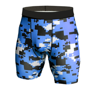 Meilleures ventes Short de compression taille moyenne pour hommes Séchage rapide Respirant Solide Transfert de chaleur Imprimé Yoga Gym Travail Durable - Product Image 4