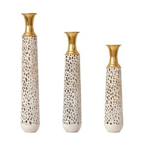 Florero de diseño antiguo de Metal de hierro martillado de alta calidad más vendido personalizado para bodas decoración del hogar. - Product Image 5