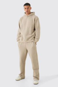 Survêtements de marque personnalisés de haute qualité pour les sports des hommes respirant vierge 100% coton pantalons de survêtement surdimensionné vêtements de survêtement - Product Image 4