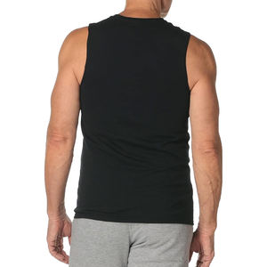 ขายส่งโลโก้ที่กําหนดเองขนาดสีผู้ชายเสื้อกล้ามฟิตเนสกีฬาOutwearแขนกุดSingletผู้ชายเสื้อกล้าม - Product Image 4