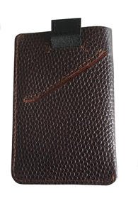 เคสใส่บัตรหนังแท้สำหรับผู้ชายสีน้ำตาลแบบลำลองคุณภาพพรีเมี่ยม - Product Image 3