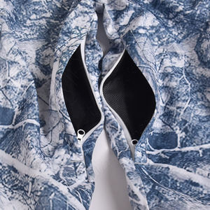 กางเกงคาร์โก้วินเทจของผู้ชายกางเกงลำลองขาบานหลายกระเป๋า100% โพลีเอสเตอร์กางเกงขนาดพิเศษกันลม - Product Image 4