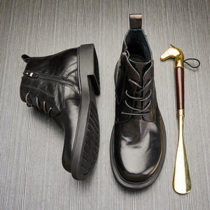 Zapatos de Negocios de Cuero Genuino con Suela Resistente al Desgaste y Plantilla Transpirable, Zapatos Formales para Hombre, Zapatos de Oficina - Product Image 4