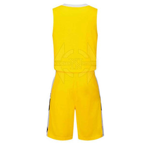 Uniforme de basketball pour hommes grande taille, respirant et anti-transpiration, sans manches, 100 % polyester, modèle USA, vente en gros - Product Image 3