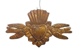 Adorno de forma de calor Adornos decorativos de linternas de hierro y adornos de linterna decorativa de Festival de oro y plata - Product Image 6