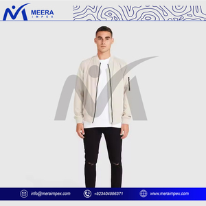 Custom Men's Bomber <b>Jacket</b> High-Quality Windproof <b>Lightweight</b> Zipper <b>Jacket</b> for Travel, Streetwear, Outdoor, Fashion Wear - Product Image 4