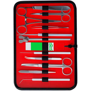 Precios al por mayor Juego de disección Kits de disección de laboratorio de acero inoxidable Instrumentos quirúrgicos para estudiantes de medicina - Product Image 2