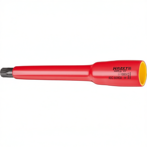 Hazet 3/8'' Long Screwdriver <b>Socket</b> with Profile XZN Square Protective Insulation 1000V - Product Image 2