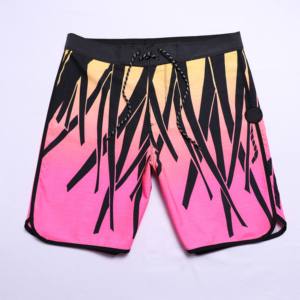 Pantalones cortos de tela elástica de 4 vías con diseño personalizado para hombre, estilo informal con patrón sólido ecológico al por mayor - Product Image 1