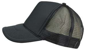 Gorras de béisbol con logotipo personalizado, gorras de camionero de algodón a la moda con parche de cuero, material de lona de malla para uso en exteriores - Product Image 2