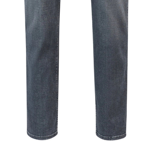 Jeans de Mezclilla Stonewashed de Pierna Recta y Cintura Media para Hombre, Estilo Casual, Algodón, Corte Regular, Color Sólido, Estilo Otoñal 2026 - Product Image 5