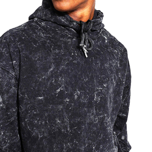 Vente en gros de sweats à capuche délavés à l'acide en coton 100% personnalisé de haute qualité pour l'hiver - Product Image 6