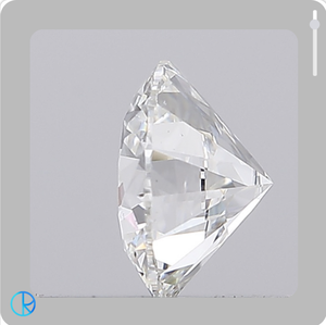 Aniva LS073 pour diamant naturel certifié de 0,50 ct, taille brillant rond, couleur F, clarté SI1, pierre libre pour la fabrication de bijoux - Product Image 2