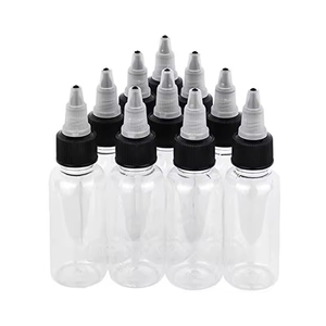 Bouteilles en plastique de 2 oz, 4 oz, 8 oz, 10 oz, 16 oz avec bouchon à vis pour peinture et encre, flacon souple à visser - Product Image 6