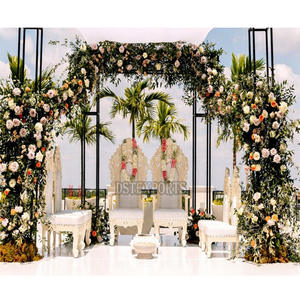 Sillas Mandap Vidhi para boda del norte de La India, exportaciones de DST, teca personalizada, madera, novia, novio, Mandapam Vedi, configuración de Silla, Nueva Zelanda, Reino Unido - Product Image 2