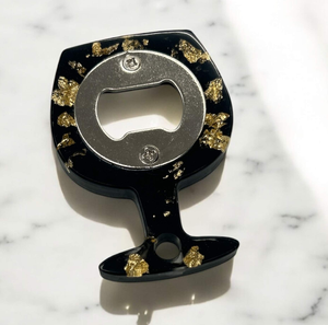 Abrebotellas de resina epoxi de proveedor al por mayor logotipo personalizable llavero de fábrica al por mayor resina forma de cristal - Product Image 3