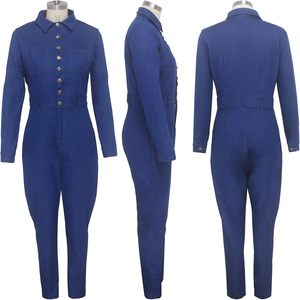 Traje de mezclilla de estilo urbano para mujer con pantalones cónicos y detalles de costuras llamativas Trajes de mezclilla hechos de algodón 100% a la venta 2026 - Product Image 6